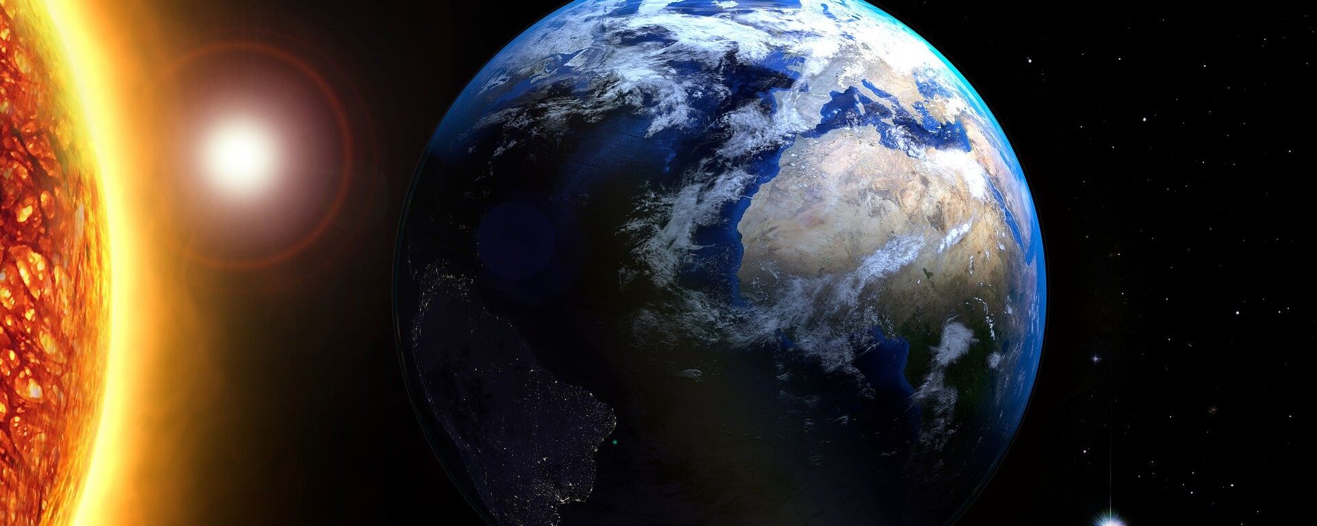 La Tierra y el sol - Sputnik Mundo, 1920, 29.01.2022