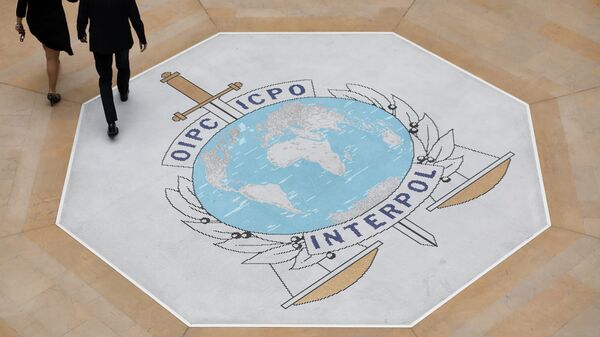 El logo de Interpol - Sputnik Mundo