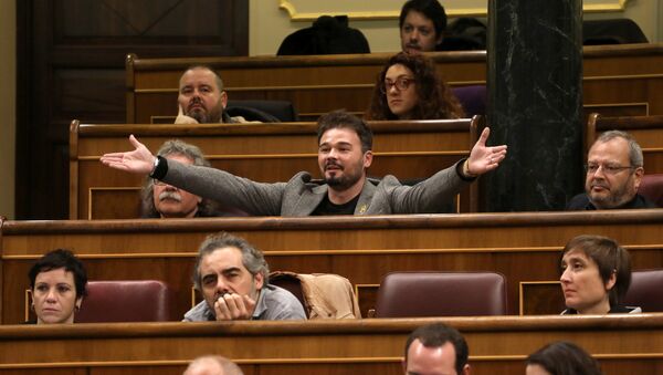 Gabriel Rufián, diputado independista de Esquerra Republicana de Cataluña - Sputnik Mundo