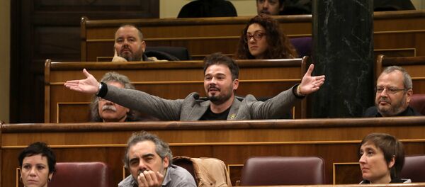 Gabriel Rufián, diputado independista de Esquerra Republicana de Cataluña Gabriel Rufián, diputado independista de Esquerra Republicana de Cataluña - Sputnik Mundo