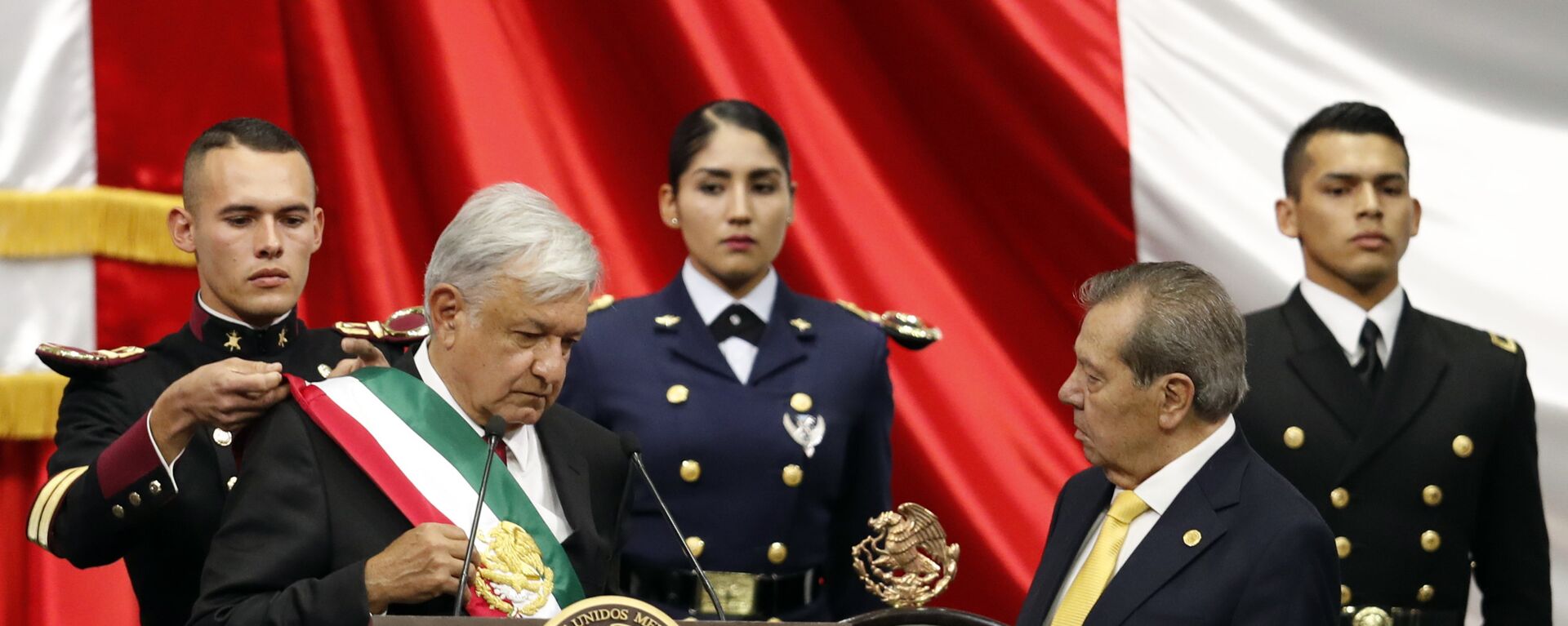 Andrés Manuel López Obrador toma posesión como presidente de México, 1 de diciembre de 2018 - Sputnik Mundo, 1920, 05.03.2021