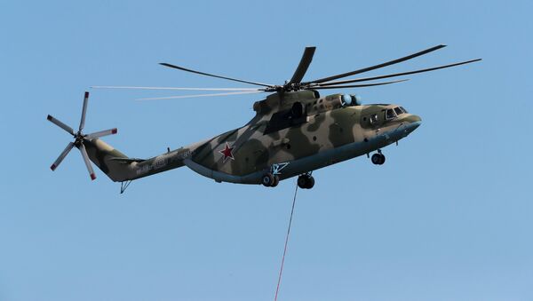 Un helicóptero Mi-26 - Sputnik Mundo