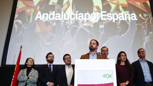 Santiago Abascal, el líder de Vox - Sputnik Mundo