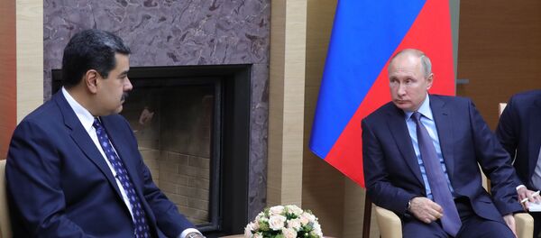 El presidente de Venezuela, Nicolás Maduro, y el presidente de Rusia, Vladímir Putin El presidente de Venezuela, Nicolás Maduro, y el presidente de Rusia, Vladímir Putin - Sputnik Mundo