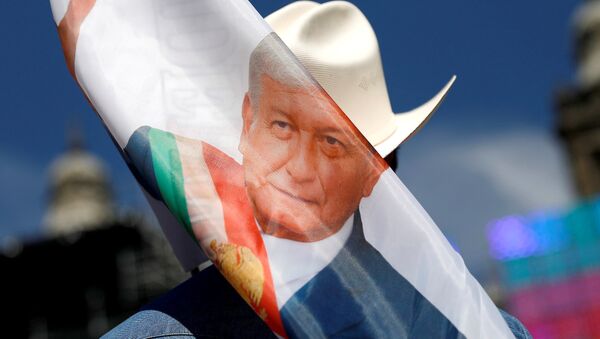 La imagen de Andrés Manuel López Obrador, presidente de México - Sputnik Mundo