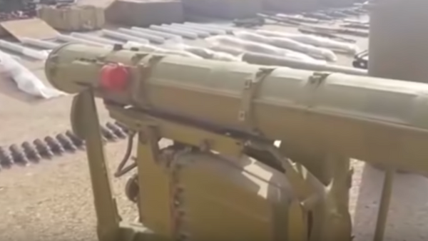 Video: Ejército sirio revela un enorme escondite de municiones de los terroristas - Sputnik Mundo