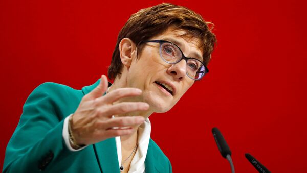 Annegret Kramp-Karrenbauer, nueva líder de la Unión Demócrata Cristiana de Alemania (CDU) - Sputnik Mundo