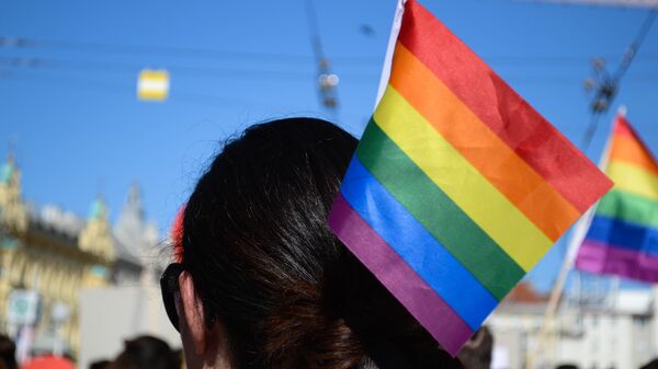 La bandera de la comunidad LGBT - Sputnik Mundo