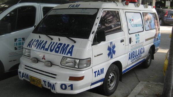 Ambulancia colombiana (archivo) - Sputnik Mundo