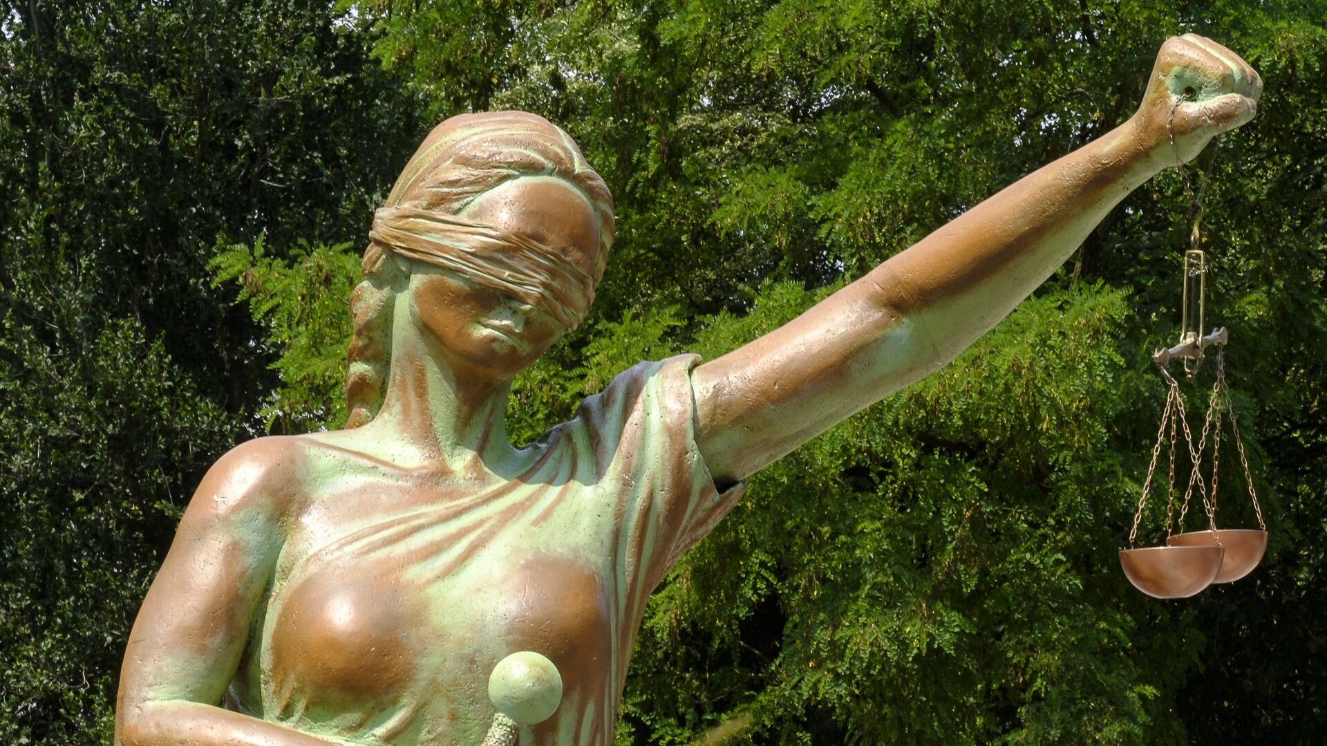 La estatua de la Justicia (imagen referencial) - Sputnik Mundo, 1920, 13.01.2022
