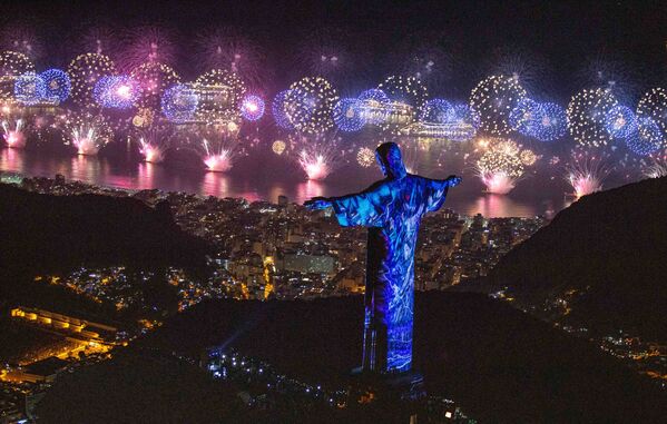 La celebración de Año Nuevo en Río de Janeiro, Brasil - Sputnik Mundo