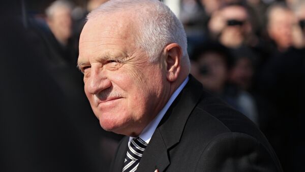 El expresidente de la República Checa, Václav Klaus - Sputnik Mundo