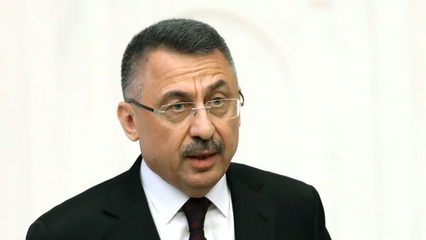 El vicepresidente de Turquía, Fuat Oktay - Sputnik Mundo