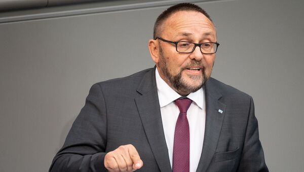 El diputado Frank Magnitz del partido opositor Alternativa para Alemania (AfD) - Sputnik Mundo