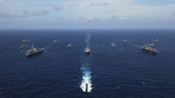 Las maniobras navales en el Golfo de Bengala - Sputnik Mundo