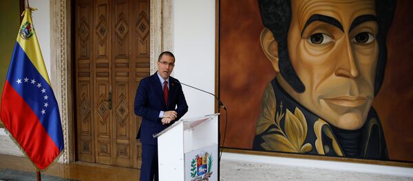 Jorge Arreaza, canciller de Venezuela Jorge Arreaza, canciller de Venezuela - Sputnik Mundo