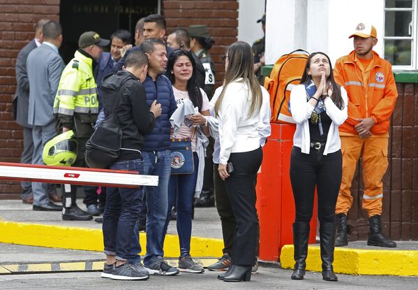 Atentado en Bogotá: imágenes desde el lugar de la tragedia - Sputnik Mundo