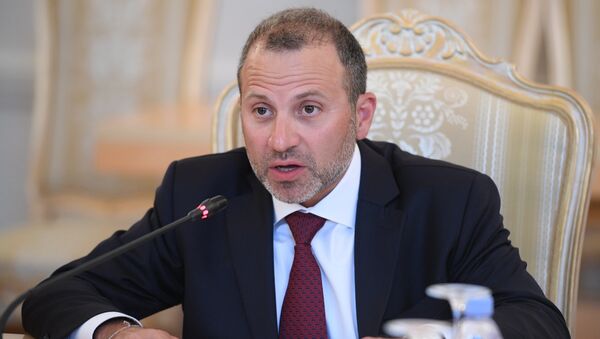 Yebran Basil, Ministro de Exteriores de Líbano - Sputnik Mundo