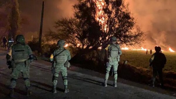 Explosión de ducto en México, el 18 de enero de 2019 - Sputnik Mundo