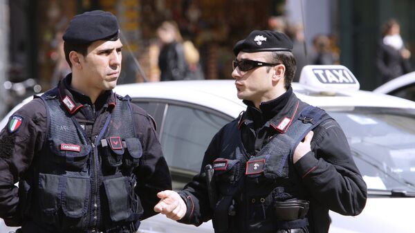 Policía de Italia (imagen referencial) - Sputnik Mundo