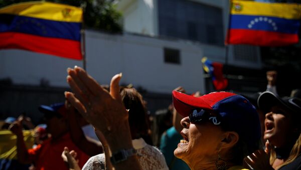 Manifestación en Venezuela - Sputnik Mundo