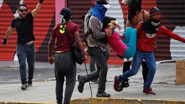 Protestas de la oposición en Venezuela - Sputnik Mundo