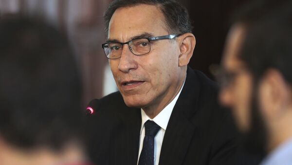 Martín Vizcarra, el presidente de Perú  - Sputnik Mundo