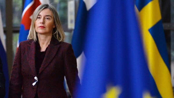 Federica Mogherini, la jefa de la diplomacia europea (archivo) - Sputnik Mundo