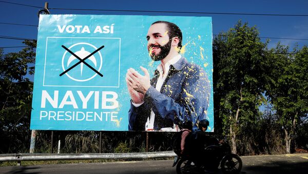 La campaña electoral de Nayib Bukele - Sputnik Mundo