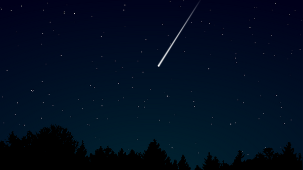 Un meteoro, imagen ilustrativa - Sputnik Mundo