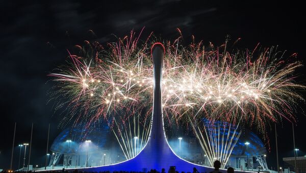Campeonato de fuegos artificiales en Sochi (2017) - Sputnik Mundo