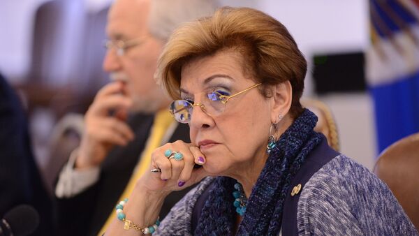 Esmeralda Arosemena de Troitiño, presidenta de la Comisión Interamericana de Derechos Humanos (CIDH) - Sputnik Mundo