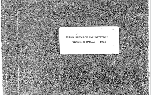 Human Resource Exploitation Training Manual, 1983 ('Manual de Entrenamiento para la Explotación de Recursos Humanos') - Sputnik Mundo