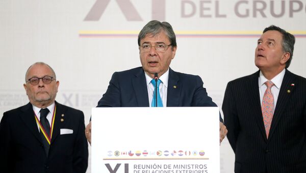 Carlos Holmes Trujillo, ministro de Relaciones Exteriores de Colombia - Sputnik Mundo