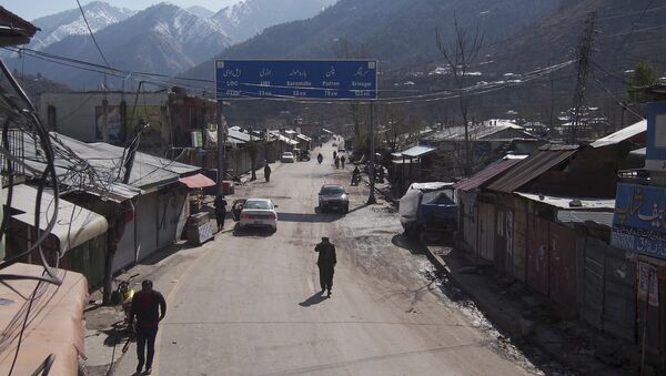 Linea de Control en Cachemira, en la frontera entre la India y Pakistán - Sputnik Mundo