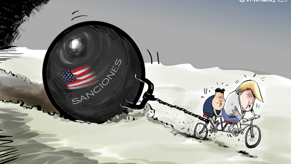 Las sanciones, ¿una carga pesada para el avance de la cumbre Trump-Kim? - Sputnik Mundo