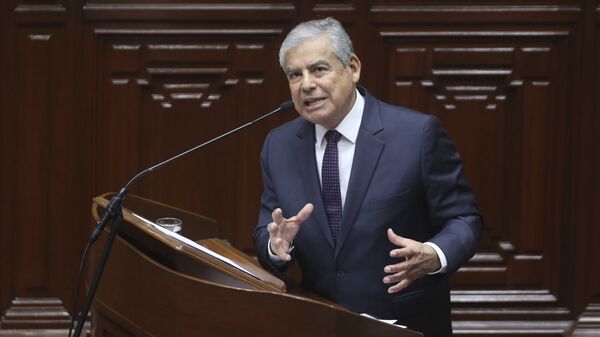 César Villanueva, exprimer ministro de Perú - Sputnik Mundo