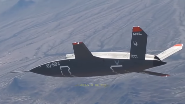 Estados Unidos revela imágenes inéditas de su dron más nuevo (vídeo) - Sputnik Mundo