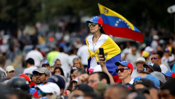 Movilización opositora en Caracas - Sputnik Mundo