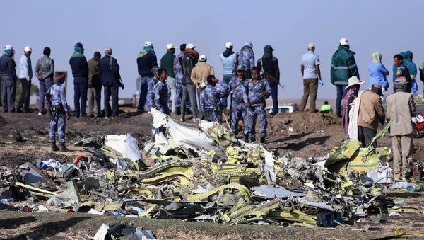 El lugar del siniestro del Boeing 737 en Etiopía - Sputnik Mundo
