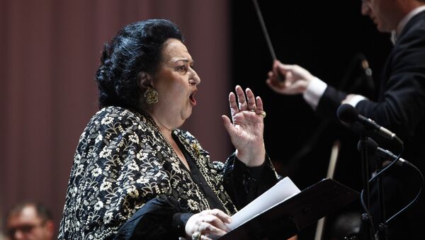 Montserrat Caballé, cantante de ópera española (archivo) - Sputnik Mundo