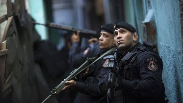Policía de operaciones especiales de Brasil (archivo) - Sputnik Mundo