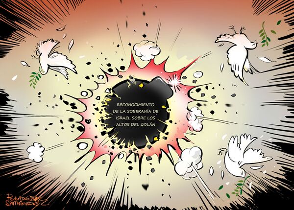 EEUU coloca una mina bajo el proceso de paz en Oriente Medio EEUU coloca una mina bajo el proceso de paz en Oriente Medio - Sputnik Mundo