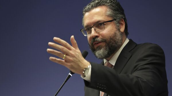 Ernesto Araújo, ministro de Relaciones Exteriores de Brasil (archivo) - Sputnik Mundo