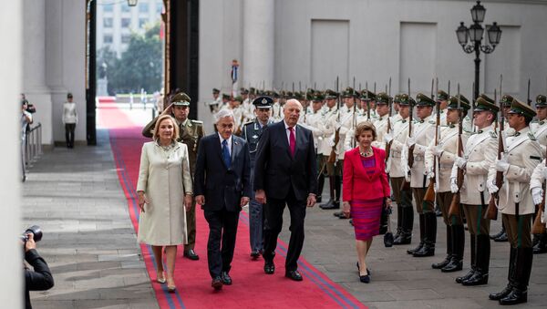 La visita de los reyes noruegos a Chile - Sputnik Mundo
