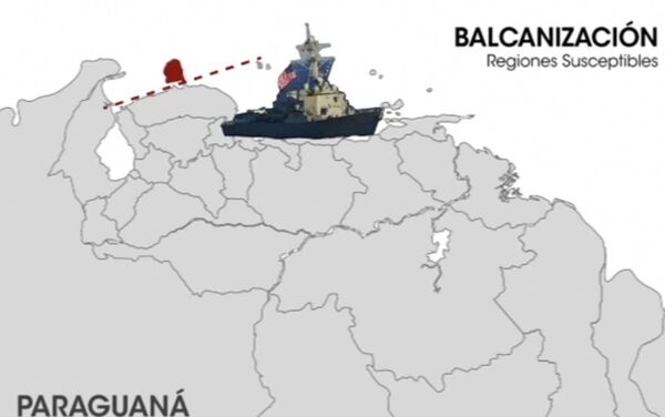 Paraguaná, regiones suceptibles de la balcanización en el mapa - Sputnik Mundo