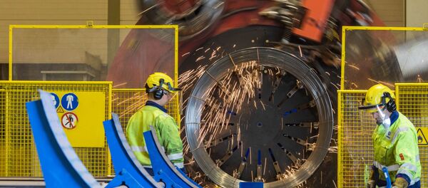 La construcción del gasoducto Nord Stream 2 La construcción del gasoducto Nord Stream 2 - Sputnik Mundo
