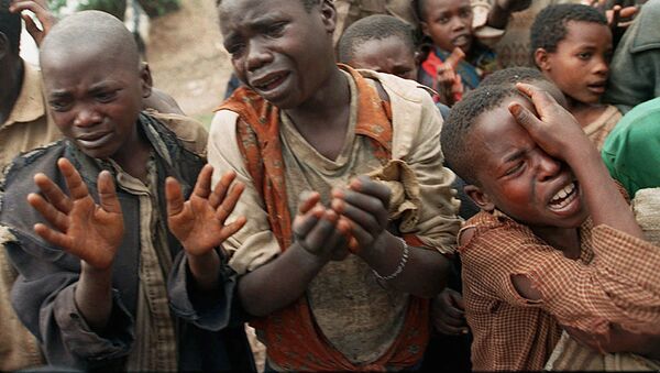 Niños ruandeses en la frontera con Zaire (archivo) - Sputnik Mundo
