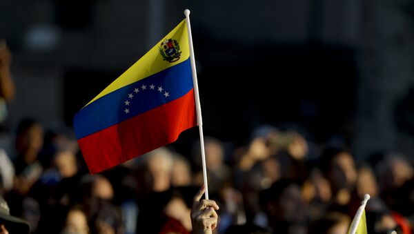 Manifestación en Caracas, Venezuela - Sputnik Mundo