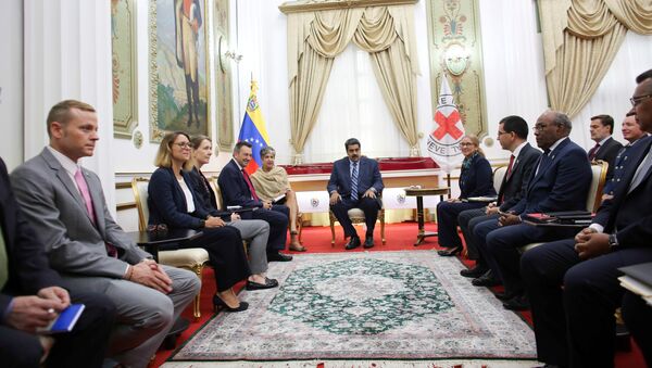 Encuentro de Nicolás Maduro con representantes del CICR - Sputnik Mundo